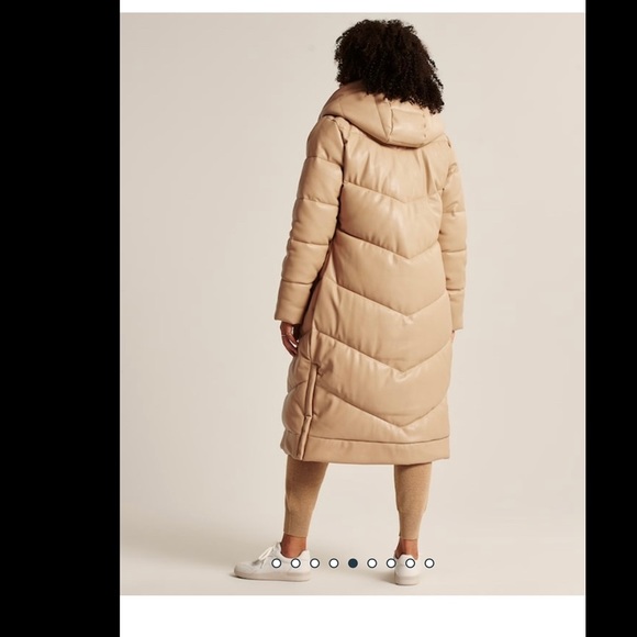 abercrombie long puffer